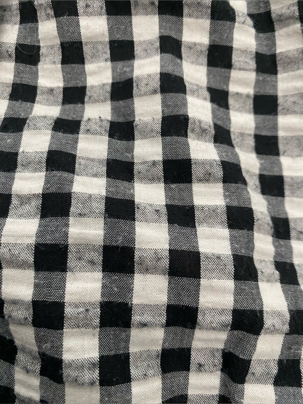 sundays Black and White Gingham Button-Down Shirt - Picture 4 of 4